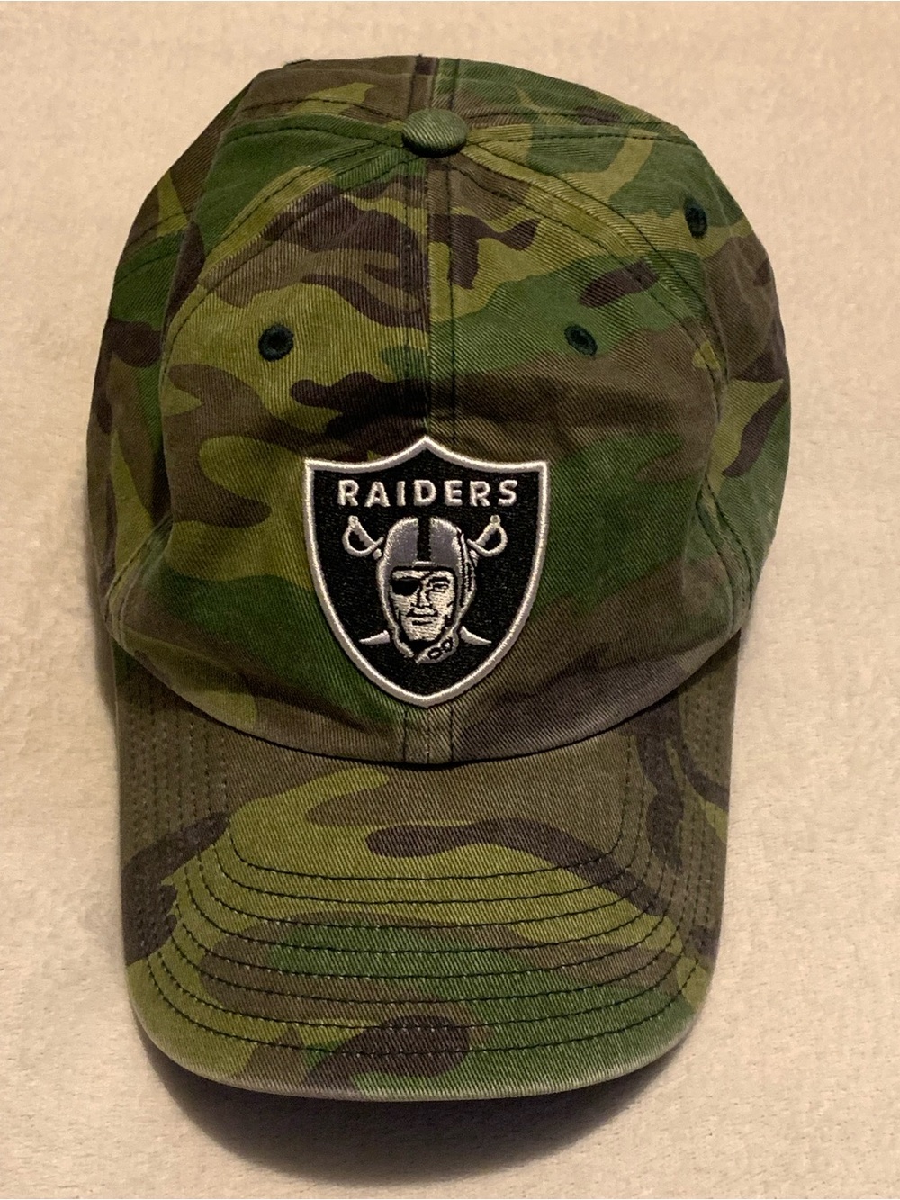 Camo Raiders hat